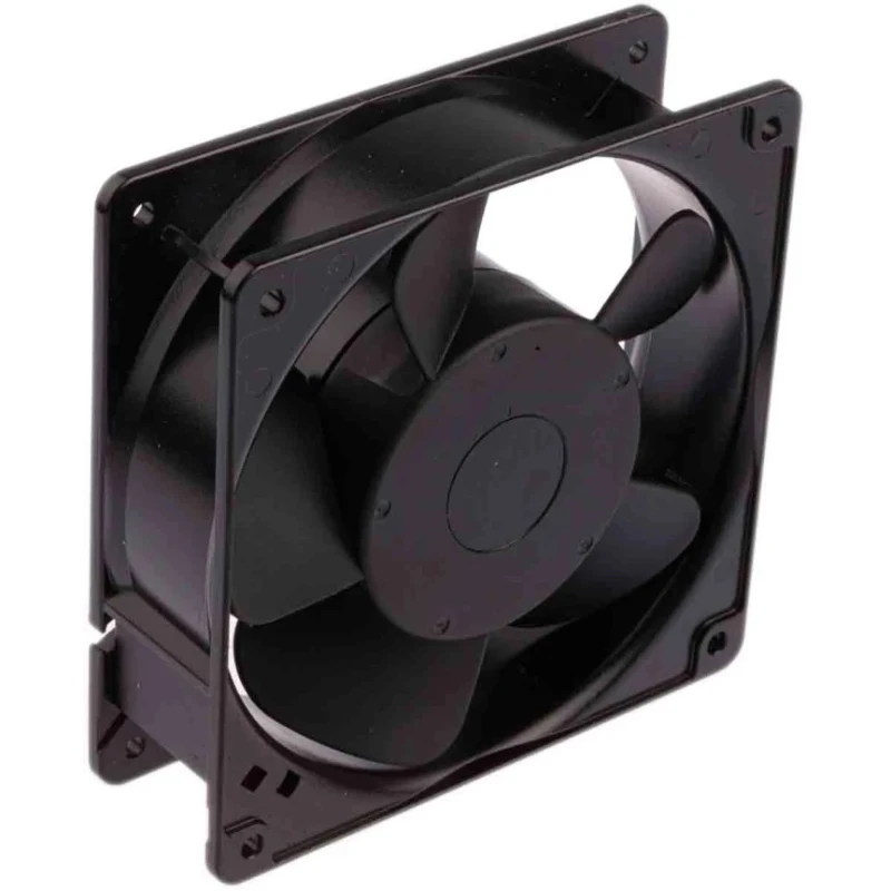 RS PRO AC Dual Ball Bearing Axial Fan 115V AC 15W 190mA Max 186.9 m³/h Airflow IP44 120 mm Square Frame IP44