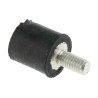 RS PRO M3 Anti-Vibration Mount Male to Female Bobbin Natural Rubber 8 mm OD 8 mm H 5.28 kg Compression 126-4282