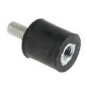 RS PRO M3 Anti-Vibration Mount Male to Female Bobbin Natural Rubber 8 mm OD 8 mm H 5.28 kg Compression 126-4282