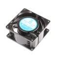 RS PRO AC Dual Ball Bearing Axial Fan 80 mm Frame Size 115V AC 9W 51 m³/h Airflow IP44 Rated IP44