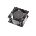 RS PRO AC Dual Ball Bearing Axial Fan 80 mm Frame Size 115V AC 9W 51 m³/h Airflow IP44 Rated IP44