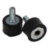 RS PRO Cylindrical M5 Anti-Vibration Mount Male to Female Bobbin with 20.96 kg Compression Load 16 mm OD 10 mm 126-4289