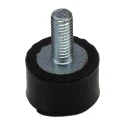 RS PRO Cylindrical M5 Anti-Vibration Mount Male to Female Bobbin with 20.96 kg Compression Load 16 mm OD 10 mm 126-4289