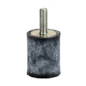 RS PRO M5 Anti-Vibration Mount Male to Female Bobbin Natural Rubber 11.55kg Compression 20mm OD 25mm H 126-4298