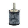 RS PRO M5 Anti-Vibration Mount Male to Female Bobbin Natural Rubber 11.55kg Compression 20mm OD 25mm H 126-4298