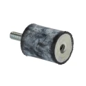 RS PRO M5 Anti-Vibration Mount Male to Female Bobbin Natural Rubber 11.55kg Compression 20mm OD 25mm H 126-4298