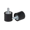 RS PRO M4 Anti-Vibration Mount Male to Female Bobbin 16 mm OD 15 mm Height 25 kg Compression 126-4291