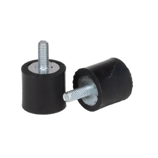 RS PRO M4 Anti-Vibration Mount Male to Female Bobbin 16 mm OD 15 mm Height 25 kg Compression 126-4291