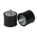 RS PRO M6 Anti-Vibration Mount Male to Female Bobbin with 28.93 kg Compression Load, 30 mm Outside Diameter, 25 mm 126-4311