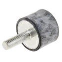 RS PRO M8 Anti-Vibration Mount Male to Female Bobbin 59.4 kg Compression 30 mm OD 22 mm H 126-4310