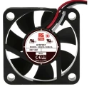 RS PRO Axial Fan, 12V DC, 11.9 m³/h Airflow, 1.2 W Power, 100 mA Max Current, Rated, 40 mm Frame, Square Frame, Ball IP44