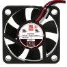 RS PRO Axial Fan, 12V DC, 11.9 m³/h Airflow, 1.2 W Power, 100 mA Max Current, Rated, 40 mm Frame, Square Frame, Ball IP44