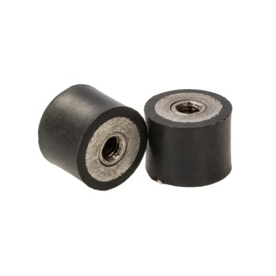 RS PRO M6 Female to Female Bobbin Anti-Vibration Mount, 33.96 kg Compression Load, 20 mm OD, 15 mm Height 126-4340