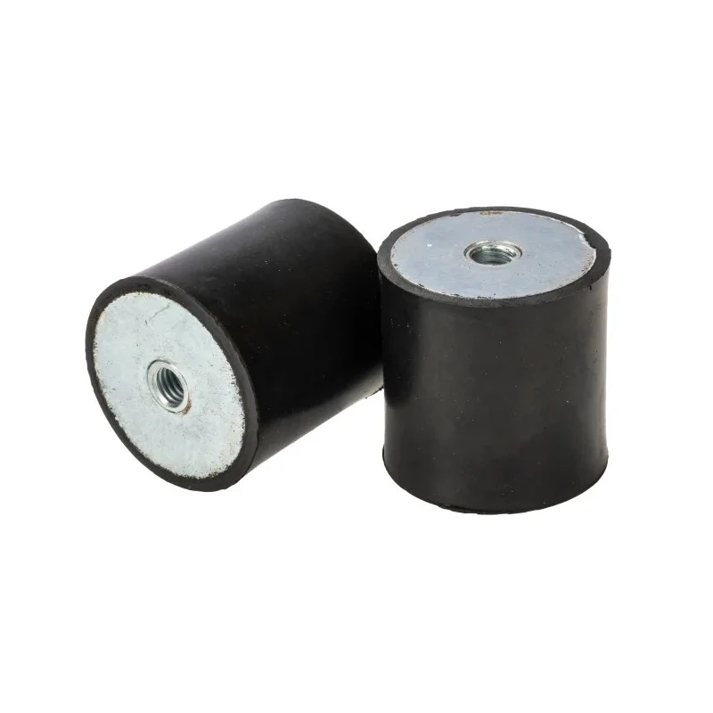 RS PRO M8 Zinc-Plated Steel Anti-Vibration Mount Female Buffer Foot 40 mm Diameter 40 mm Height 100.52 kg 126-4911