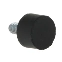 RS Pro Cylindrical M3 Anti-Vibration Mount Male Buffer Foot 5.5 kg Compression 8 mm OD 5 mm H 126-4923