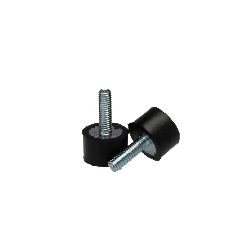 RS PRO Cylindrical M6 Anti-Vibration Mount Male Buffer Foot with 28.2 kg Compression, 20 mm Outside Diameter, 13 mm 126-4943