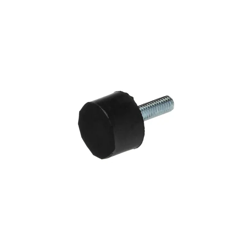 RS PRO Cylindrical M6 Anti-Vibration Mount Male Buffer Foot with 28.2 kg Compression, 20 mm Outside Diameter, 13 mm 126-4943