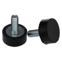 RS PRO Cylindrical M6 Anti-Vibration Mount Male Buffer Foot 50 kg Compression 20 mm OD 8 mm H 126-4941