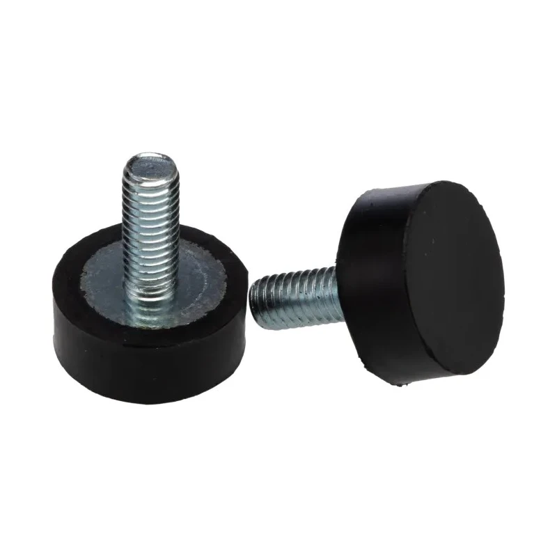 RS PRO Cylindrical M6 Anti-Vibration Mount Male Buffer Foot 50 kg Compression 20 mm OD 8 mm H 126-4941