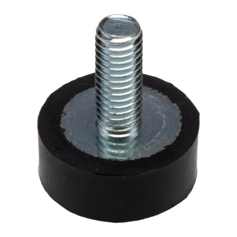 RS PRO Cylindrical M6 Anti-Vibration Mount Male Buffer Foot 50 kg Compression 20 mm OD 8 mm H 126-4941