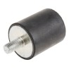 RS PRO Anti-Vibration Mount Male Buffer Foot M8 Thread 48 kg Compression Load 30 mm OD, 35 mm Height 126-4967
