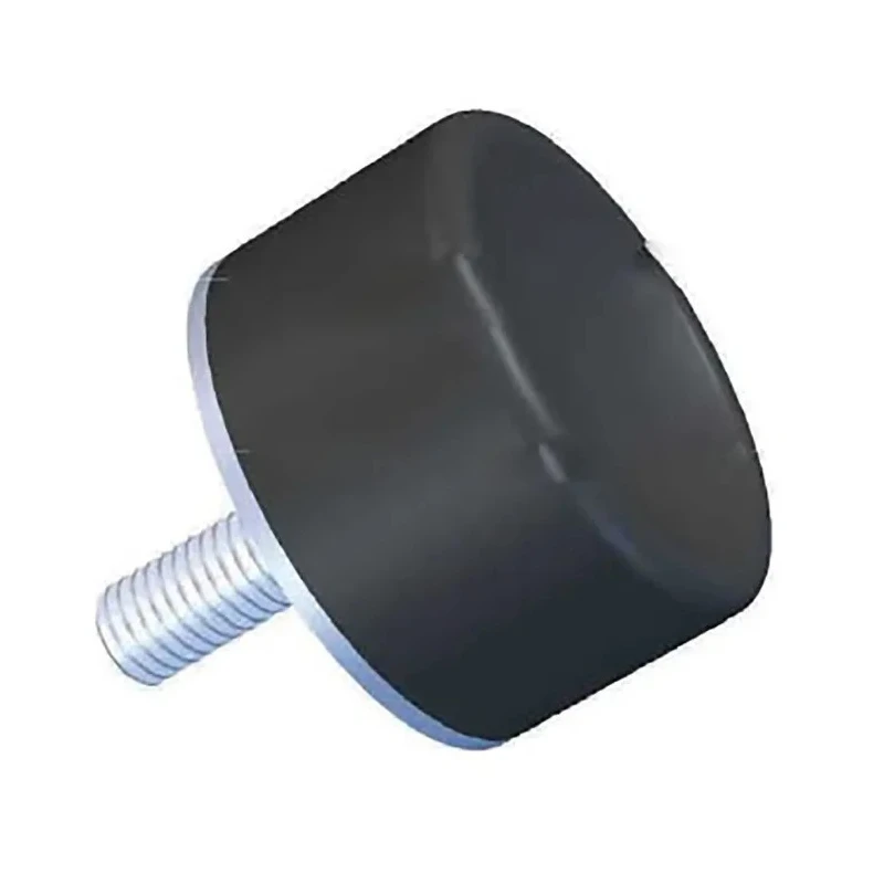 Paulstra Hutchinson Cylindrical M10 Anti-Vibration Mount, Male Buffer Foot, Natural Rubber, 284.6 kg Compression 126-5937