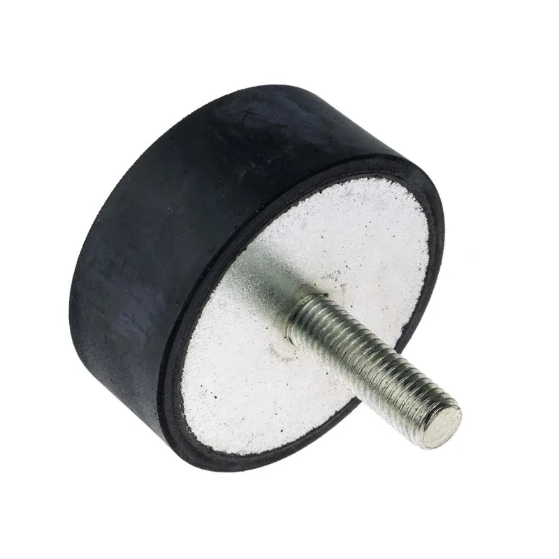 RS PRO Cylindrical M12 Anti-Vibration Mount Male Buffer Foot 534.6 kg Compression Load 75 mm OD 30 mm Height 126-5938