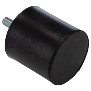 RS PRO Cylindrical M8 Anti-Vibration Mount Male Buffer Foot, 136.2 kg Compression Load, 50 mm OD, 50 mm Height 126-5934