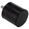 RS PRO Cylindrical M8 Anti-Vibration Mount Male Buffer Foot, 136.2 kg Compression Load, 50 mm OD, 50 mm Height 126-5934