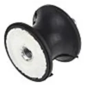 RS PRO M8 Waisted Anti-Vibration Mount, Rubber Material, 40 mm Outer Diameter, 30 mm Height 126-5940