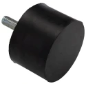 RS PRO M12 Anti-Vibration Mount Male Buffer Foot with 176.6 kg Compression Load, 75 mm Outside Diameter, 50 mm 126-5944