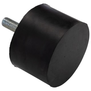 RS PRO M12 Anti-Vibration Mount Male Buffer Foot with 176.6 kg Compression Load, 75 mm Outside Diameter, 50 mm 126-5944