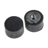 FIBET Cylindrical M4 Anti-Vibration Mount Female Buffer Foot 15 kg Compression 16 mm OD 10 mm H 126-5946