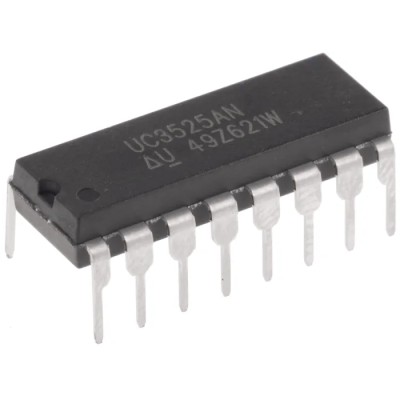 Texas Instruments 16-Pin PDIP 2-Channel Voltage Mode PWM Controller, 400 kHz, 4.5-35 V UC3525AN