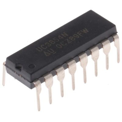 Texas Instruments Power Factor Pre-Regulator Circuit IC 16-Pin PDIP 118 kHz 16V-35V UC3854N