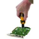 Gedore Pre-Settable Torque Screwdriver 0.2 To 1.5 Nm, 1/4 in Drive, ESD Safe, ±6% Accuracy 3510190
