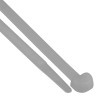 Legrand Cable Tie Non-Releasable Natural Polyamide 66 280 mm x 4.6 mm 220N Tensile Strength 0 320 43