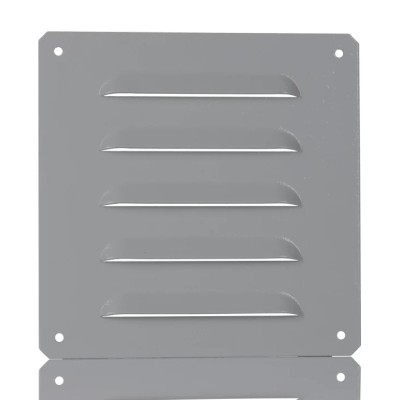 Schneider Electric Grey Steel Vent Grille, Square Face Slat, 160mm Width, 130mm Height NSYCAG130X110LM