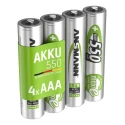 Ansmann Rechargeable Nickel Metal Hydride AAA Battery 1.2 V, 550 mAh, Standard Terminal Type 5030772
