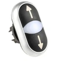 Eaton RMQ Titan M22 Series Black Momentary Push Button Head 22 mm Cutout IP66 70011235 M22-DDL-S-X7/X7+M22-A