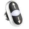 Eaton RMQ Titan M22 Series Black Momentary Push Button Head 22 mm Cutout IP66 70011235 M22-DDL-S-X7/X7+M22-A