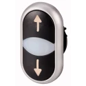 Eaton RMQ Titan M22 Series Black Momentary Push Button Head 22 mm Cutout IP66 70011235 M22-DDL-S-X7/X7+M22-A
