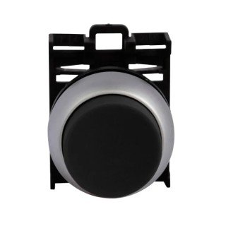 Eaton RMQ Titan M22 Series Black Maintained Push Button Head 22 mm Cutout IP69K 78635795 M22-DRH-S+M22-A