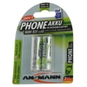 Ansmann Ansmann MaxE AA Nickel Metal Hydride Rechargeable AA Battery 800 mAh 1.2 V Pack of 2 5030902