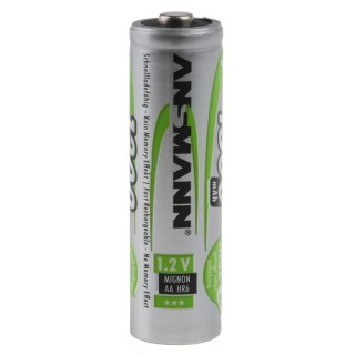 Ansmann Rechargeable AA Nickel Metal Hydride Battery 1.3 Ah Capacity 1.2 V Nominal Voltage Pack of 4 5030792