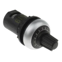 Eaton Rotary Potentiometer with Titanium Bezel and IP66 Rating 0.5W Screw Termination 229491 M22-R10K