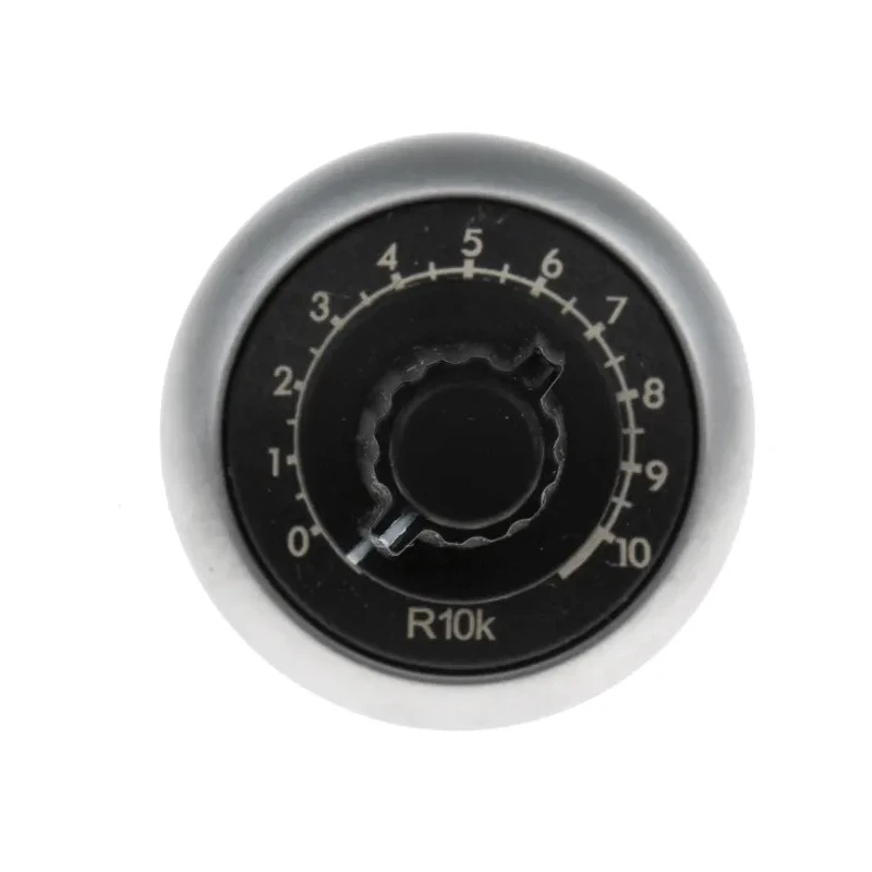 Eaton Rotary Potentiometer with Titanium Bezel and IP66 Rating 0.5W Screw Termination 229491 M22-R10K