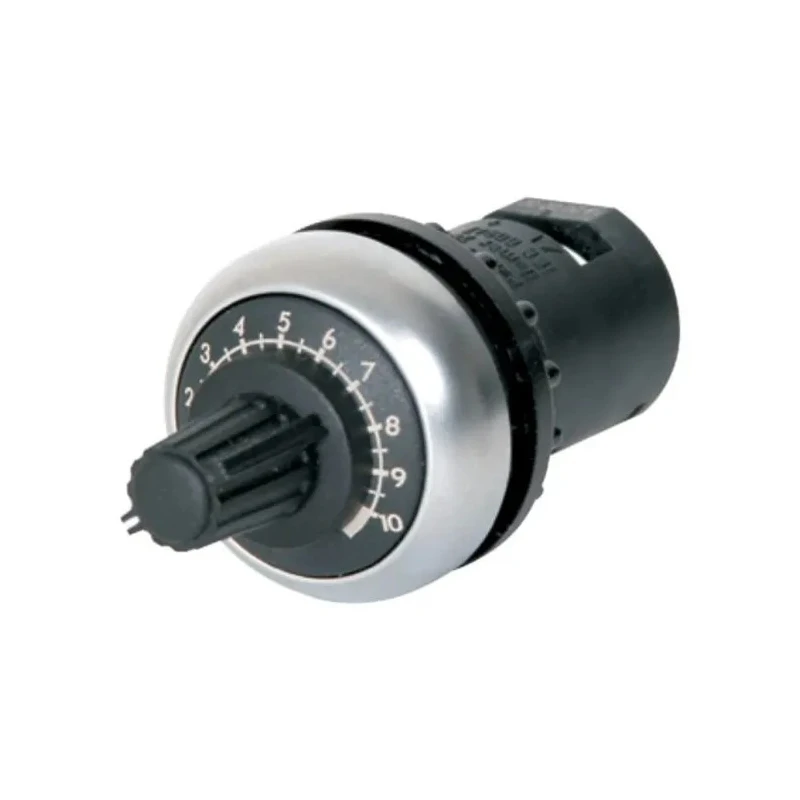 Eaton Rotary Potentiometer with Titanium Bezel and IP66 Rating 0.5W Screw Termination 229491 M22-R10K