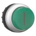 Eaton RMQ Titan M22 Series Green Momentary Push Button Head, 22 mm Cutout, IP69K 70011277 M22-DLH-G-X1+M22-A