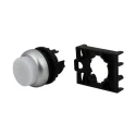 Eaton RMQ Titan M22 Series White Momentary Push Button Head, 22 mm Cutout, IP69K 78635811 M22-DLH-W+M22-A